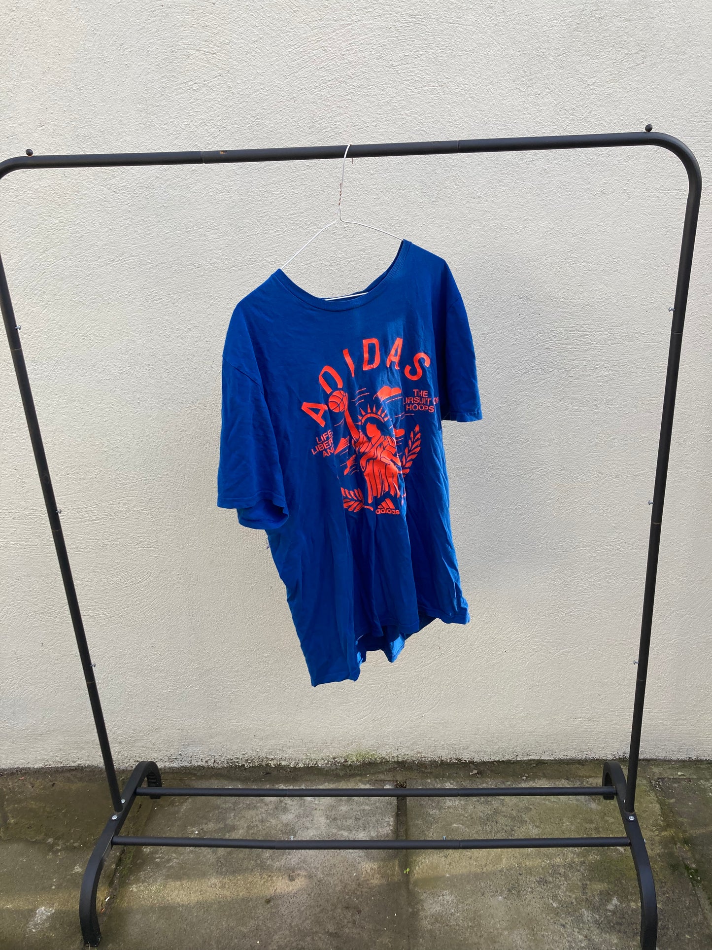 adidas retro basketball t-shirt NYC