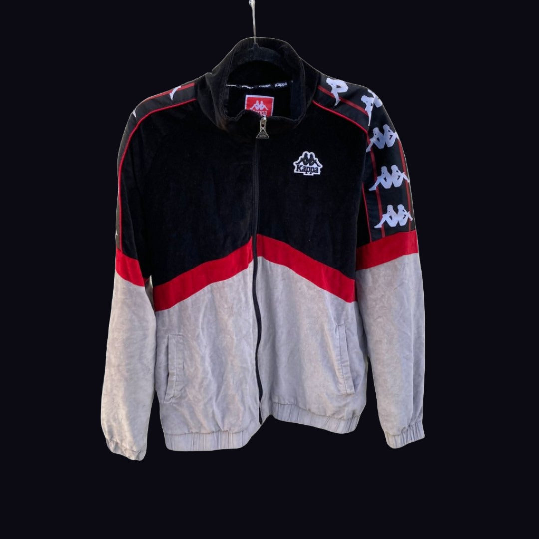 kappa retro velvet zip up - Liffey Vintage