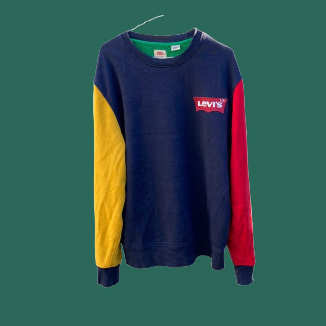 levi's multicolour crewneck - Liffey Vintage