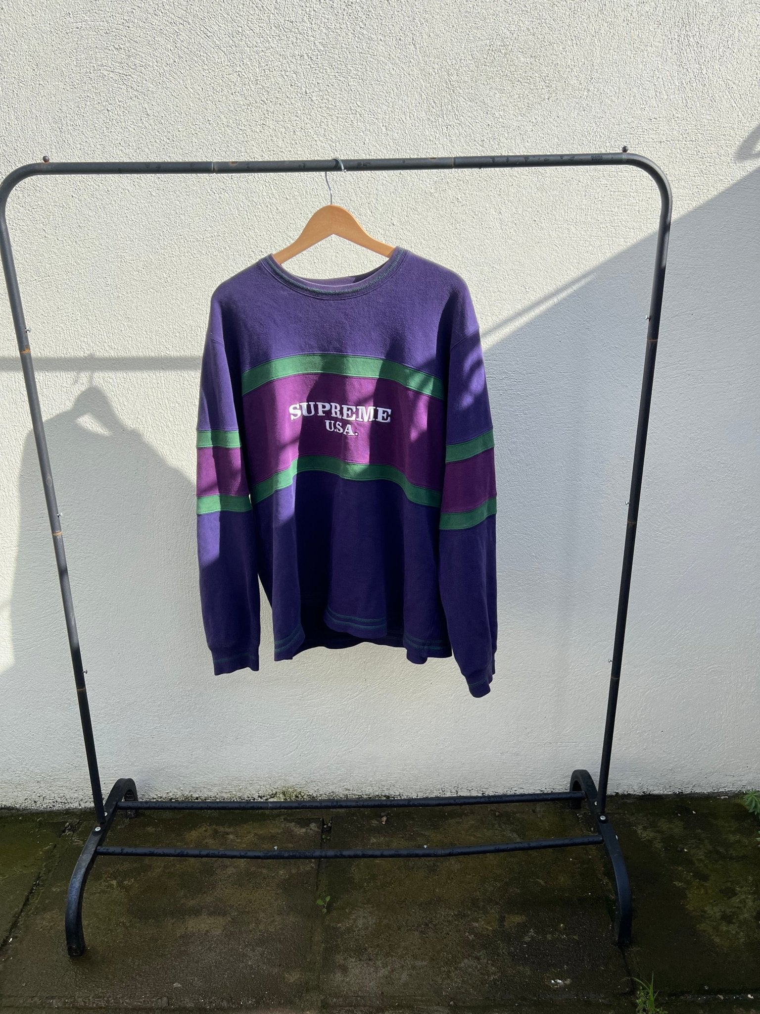 supreme USA crewneck - Liffey Vintage