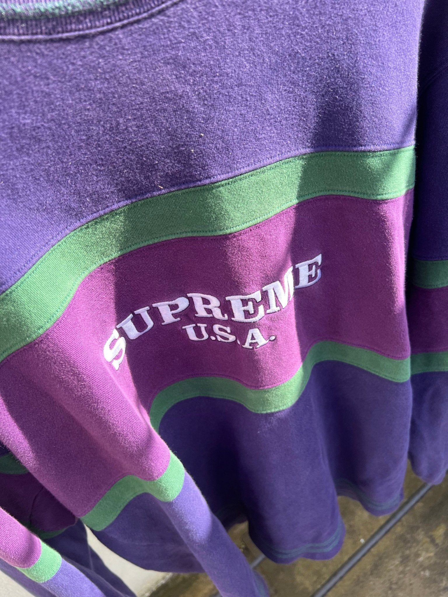 supreme USA crewneck - Liffey Vintage