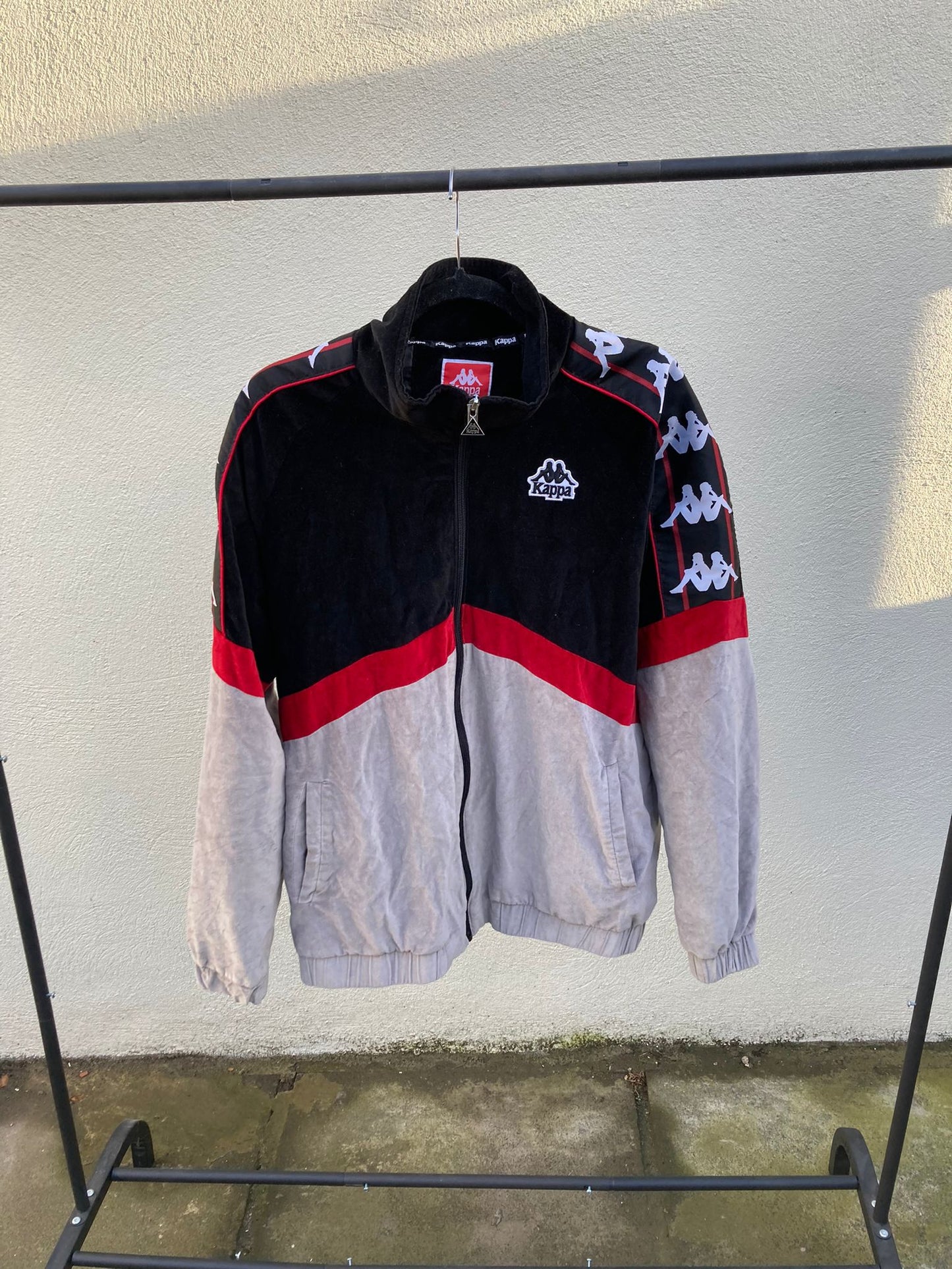 kappa retro velvet zip up - Liffey Vintage