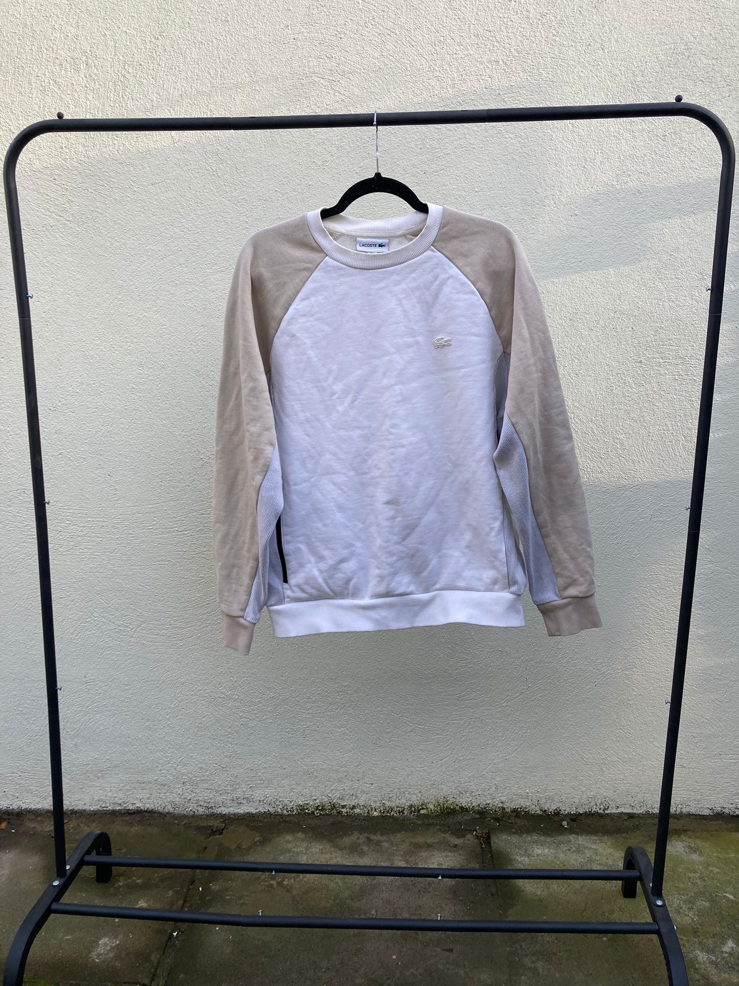 lacoste cream sweater - Liffey Vintage